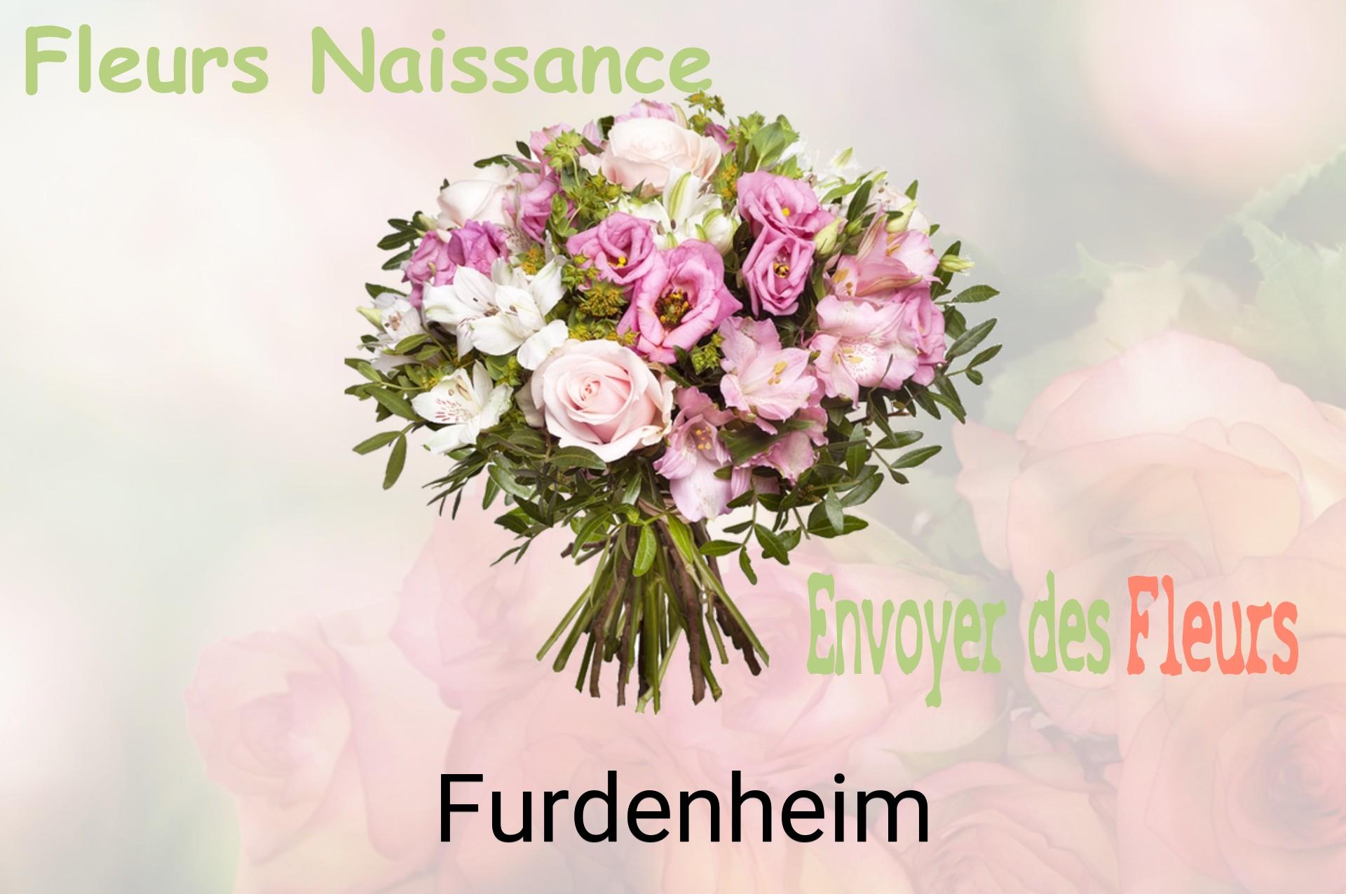 Bouquet de fleurs de naissance livré à Furdenheim