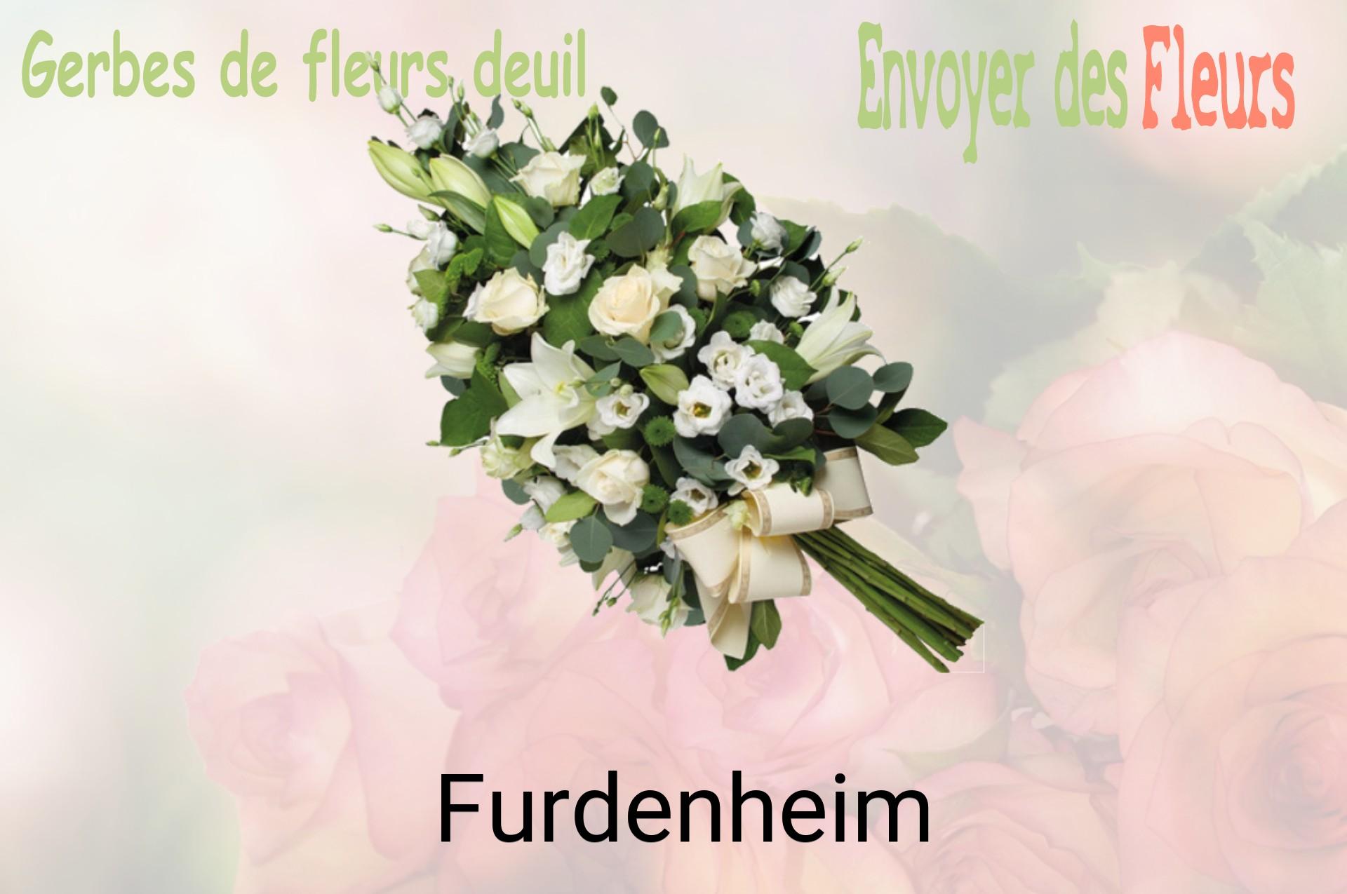 Gerbe de fleurs de deuil livrée à Furdenheim